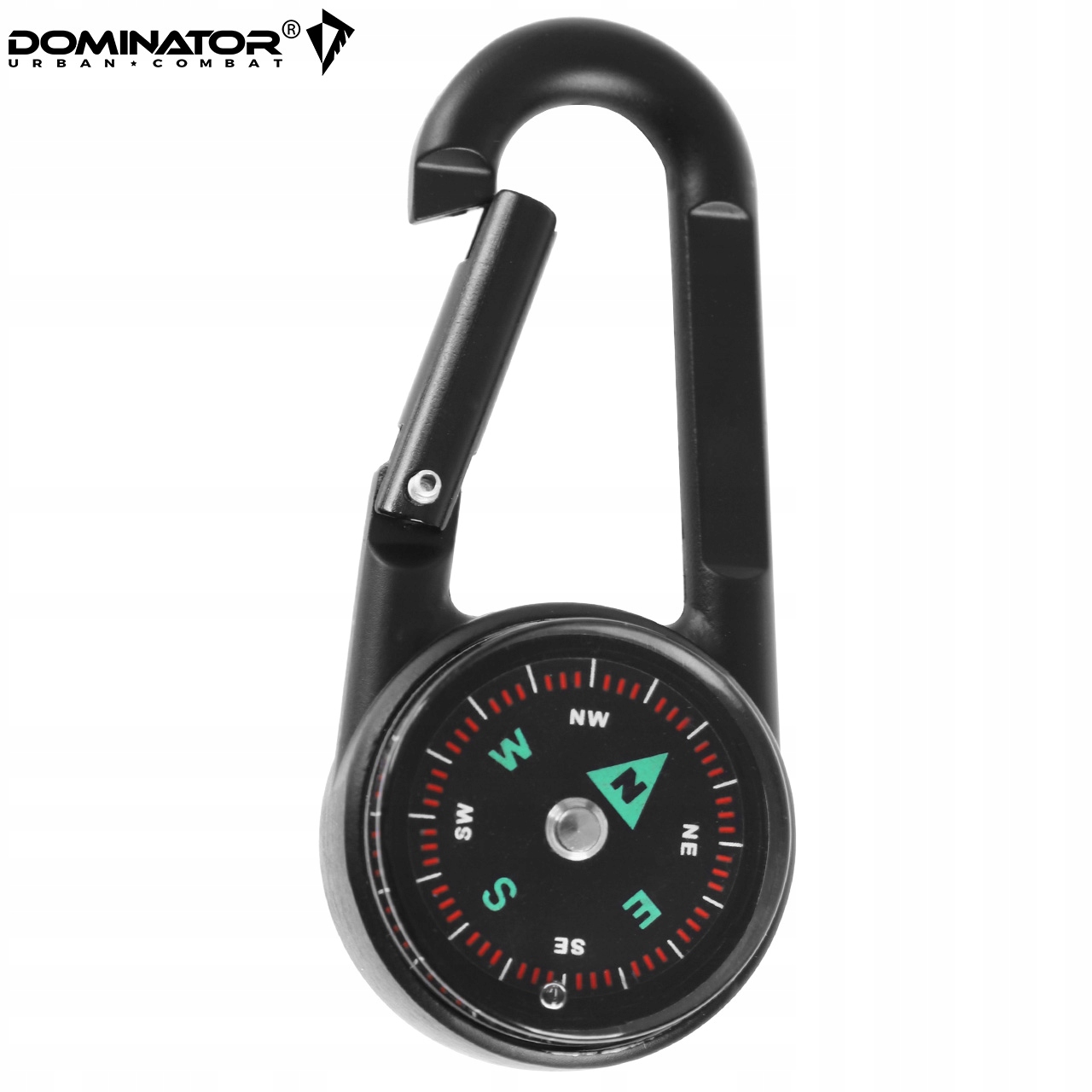 DOMINATOR KARABIŃCZYK KOMPAS TERMOMETR BRELOK DUŻY Wysokość 7 cm