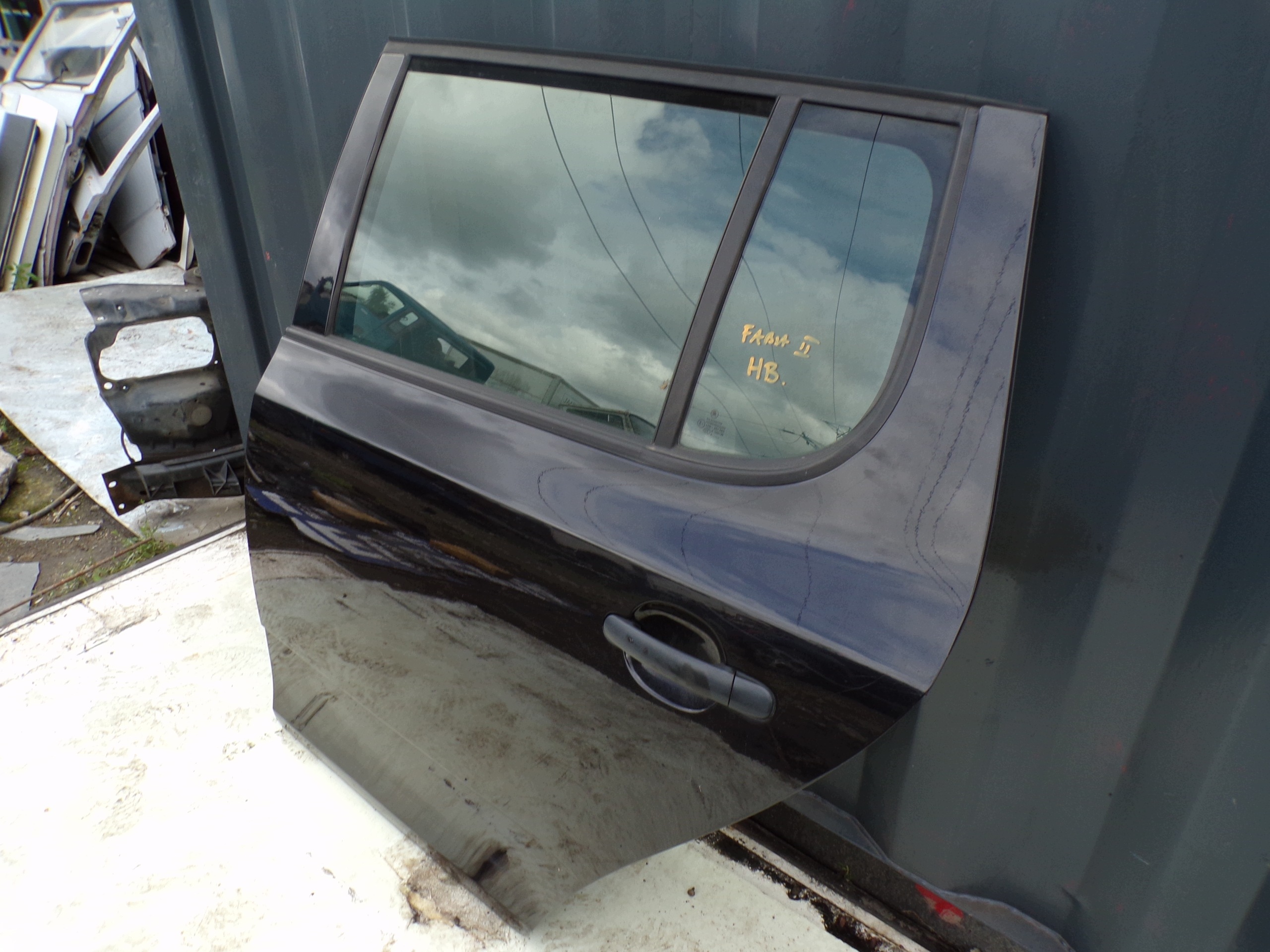 door left rear. rear part SKODA FABIA 2 II HB