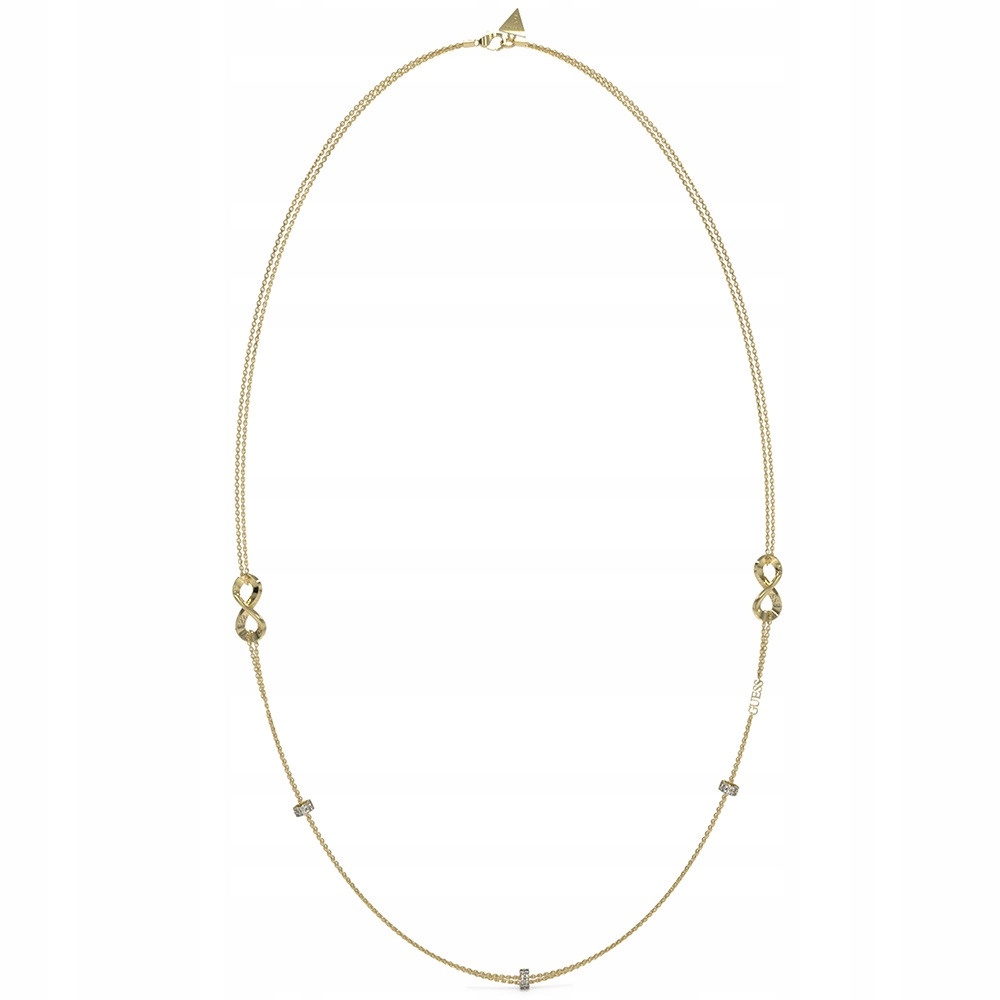 Dámský zlatý náhrdelník Guess nekonečno 85 cm