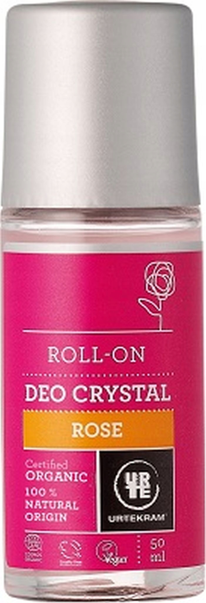 Urtekram Rose deodorant roll-on s výtažkem ze šípků 50 ml