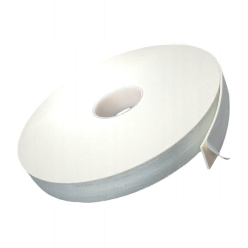 Páska 3594 3 mm/40 mm/25 m biela Pvc pena 1-stranová, nehorľavá tesniaca