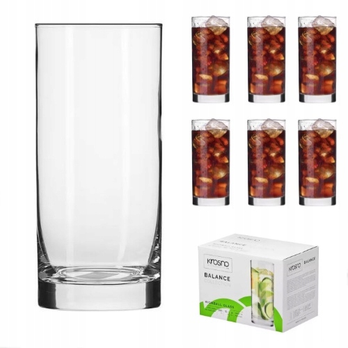 

Szklanki Krosno 6x300ml do napojów, wody Balance