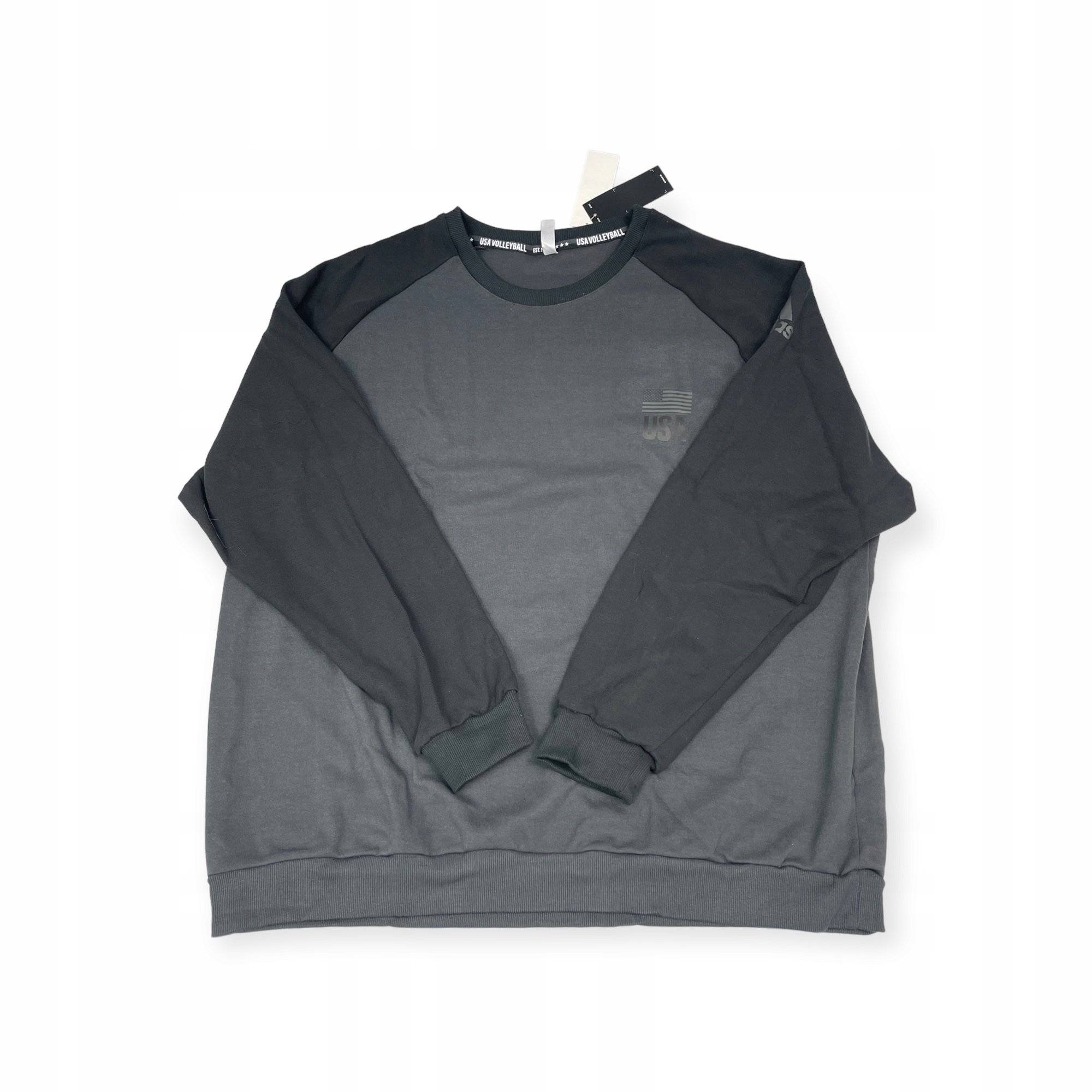 Mikina přes hlavu pánská černá Volleyball Usa 3XL