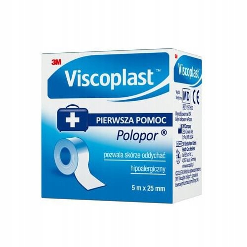 

Viscoplast Polopor przylepiec włókninowy 5m x 25mm