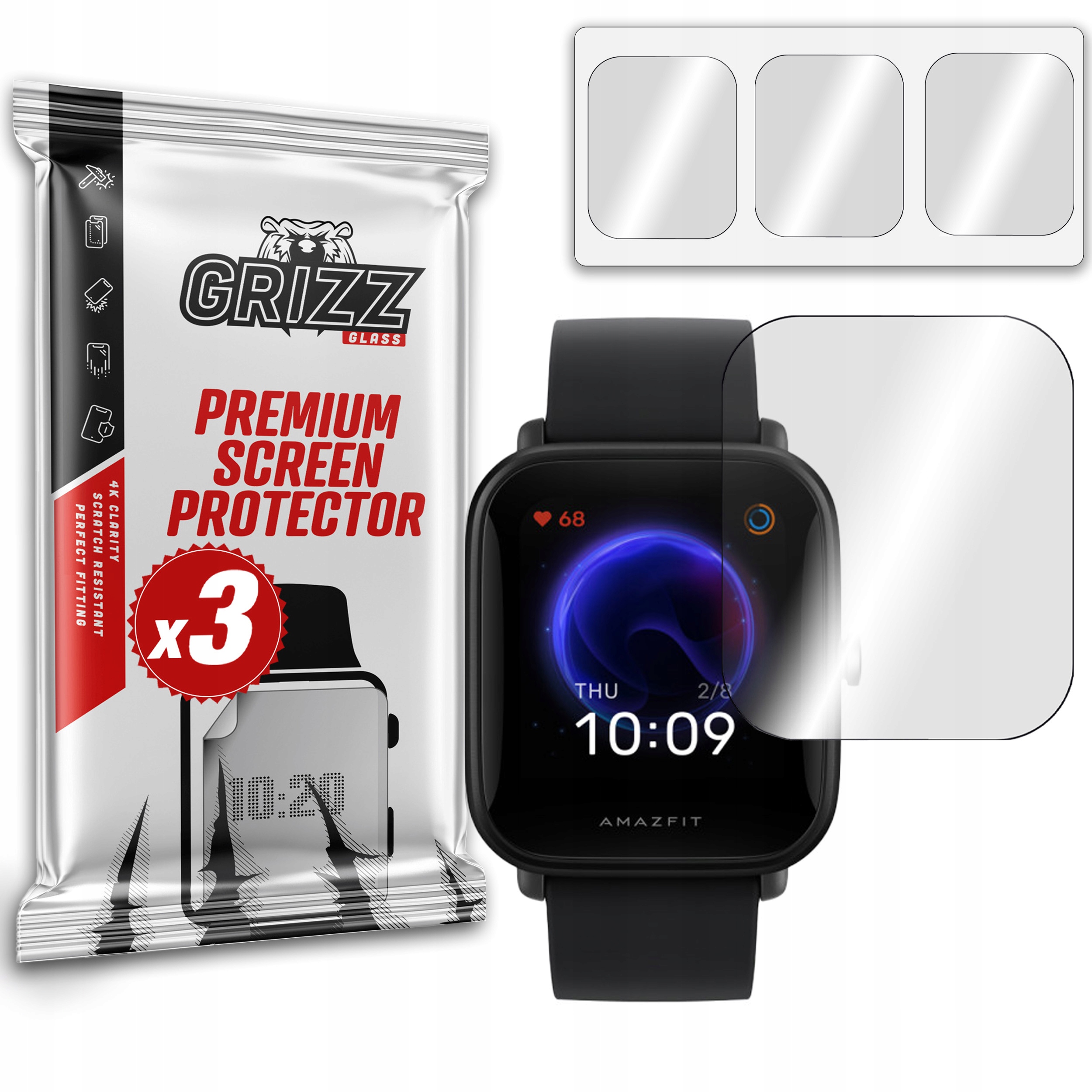 3x Folia hydrożelowa do Amazfit Bip U Pro