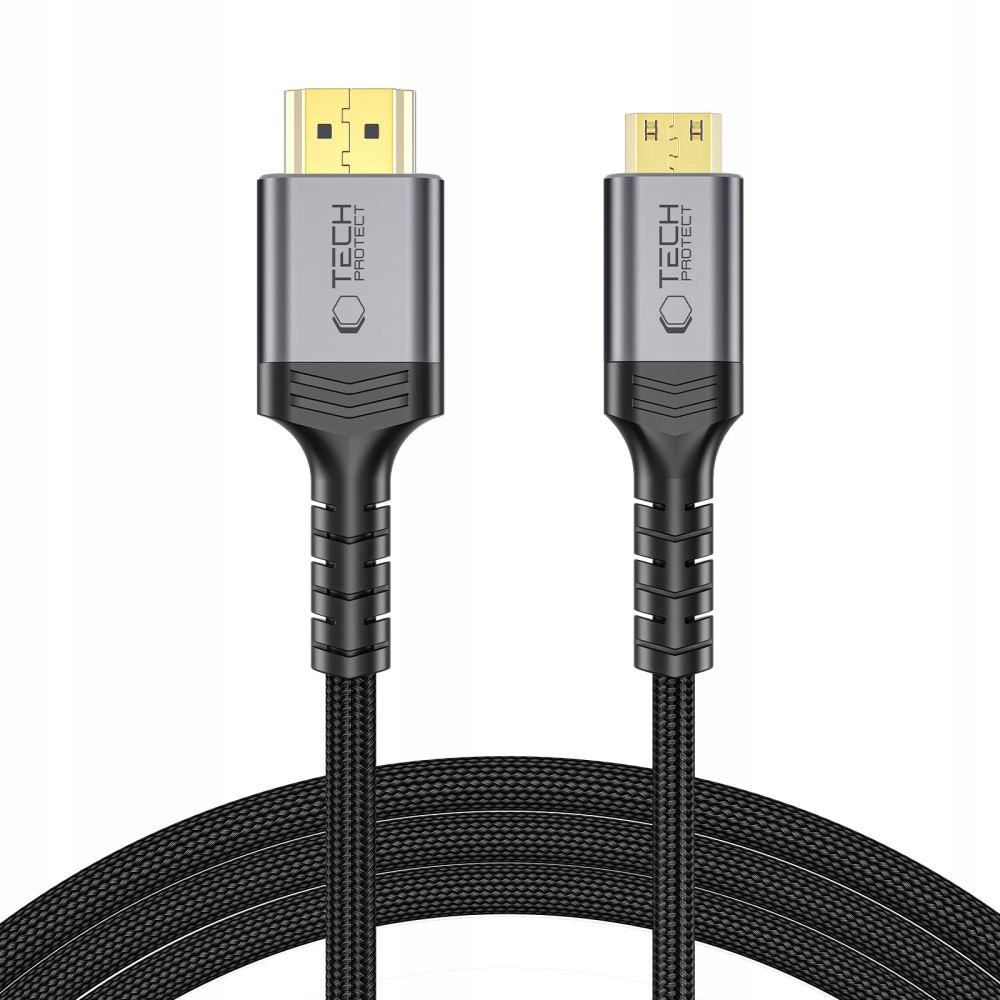 Tech-protect Ultraboost Cable Mini Hdmi To Hdmi 2.1 8K 60HZ 200CM Black