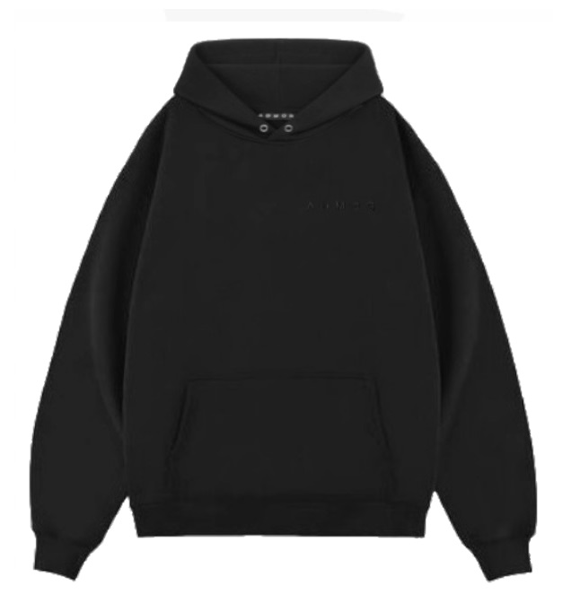 Ultra Pevná Admor Černá Mikina Mikina S Kapucí vel.