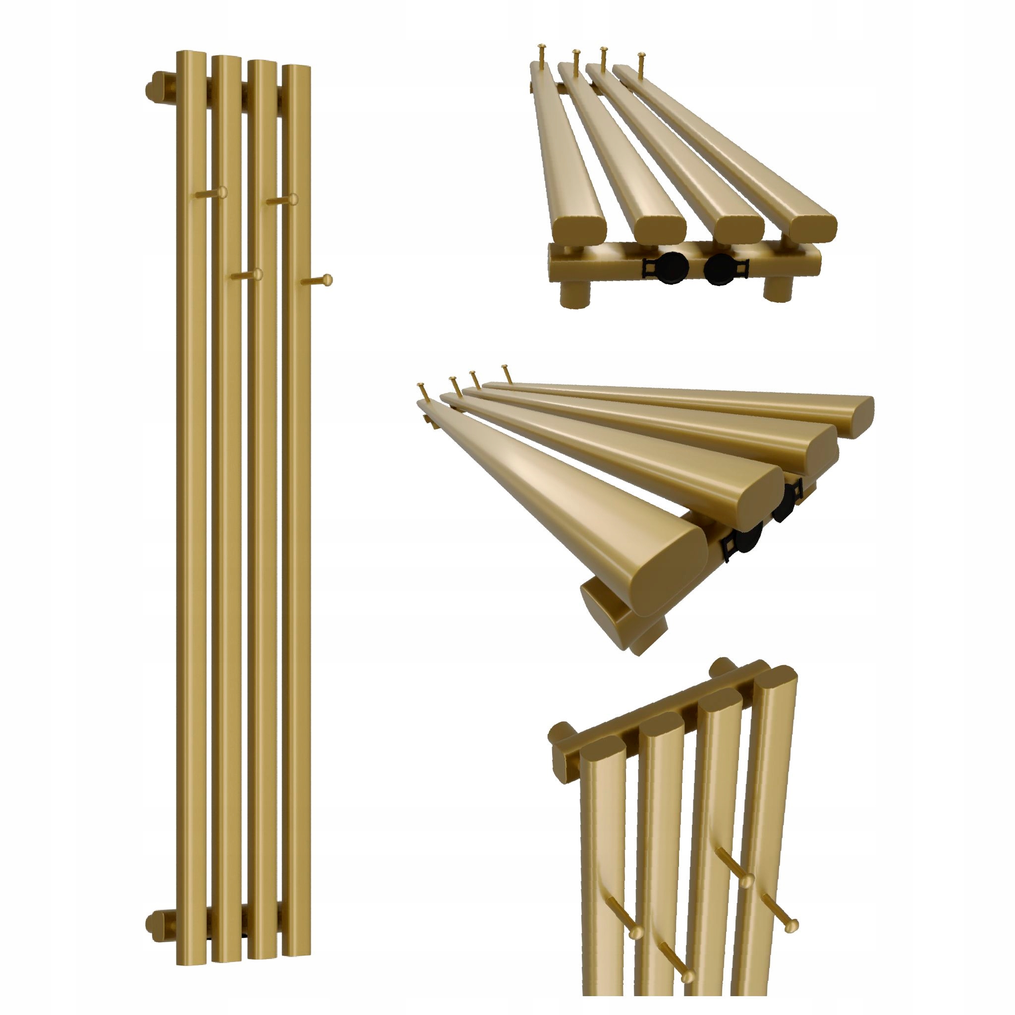 Dekorativní radiátor HORYZONT4 Hook 100x29 antik světlý