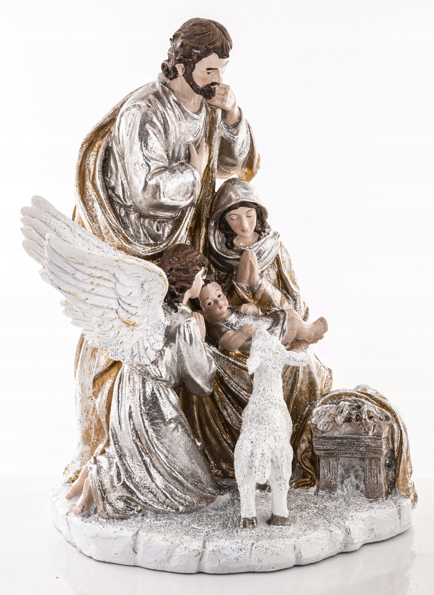 Szopka Świąteczna Święta Rodzina Anioł Owca Marka Domdekoracji