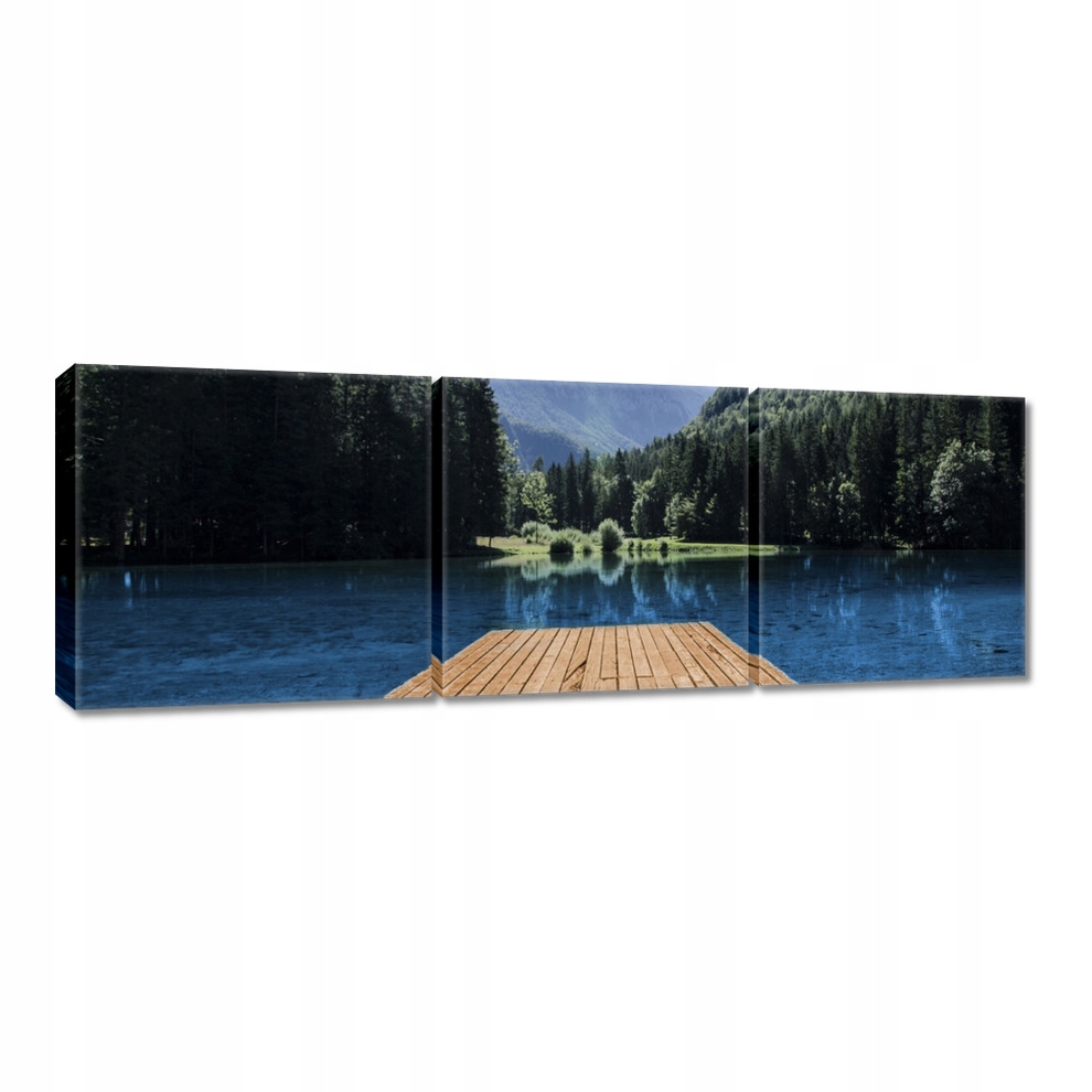 

Obrazy 120x40 Drewniany pomost w górach