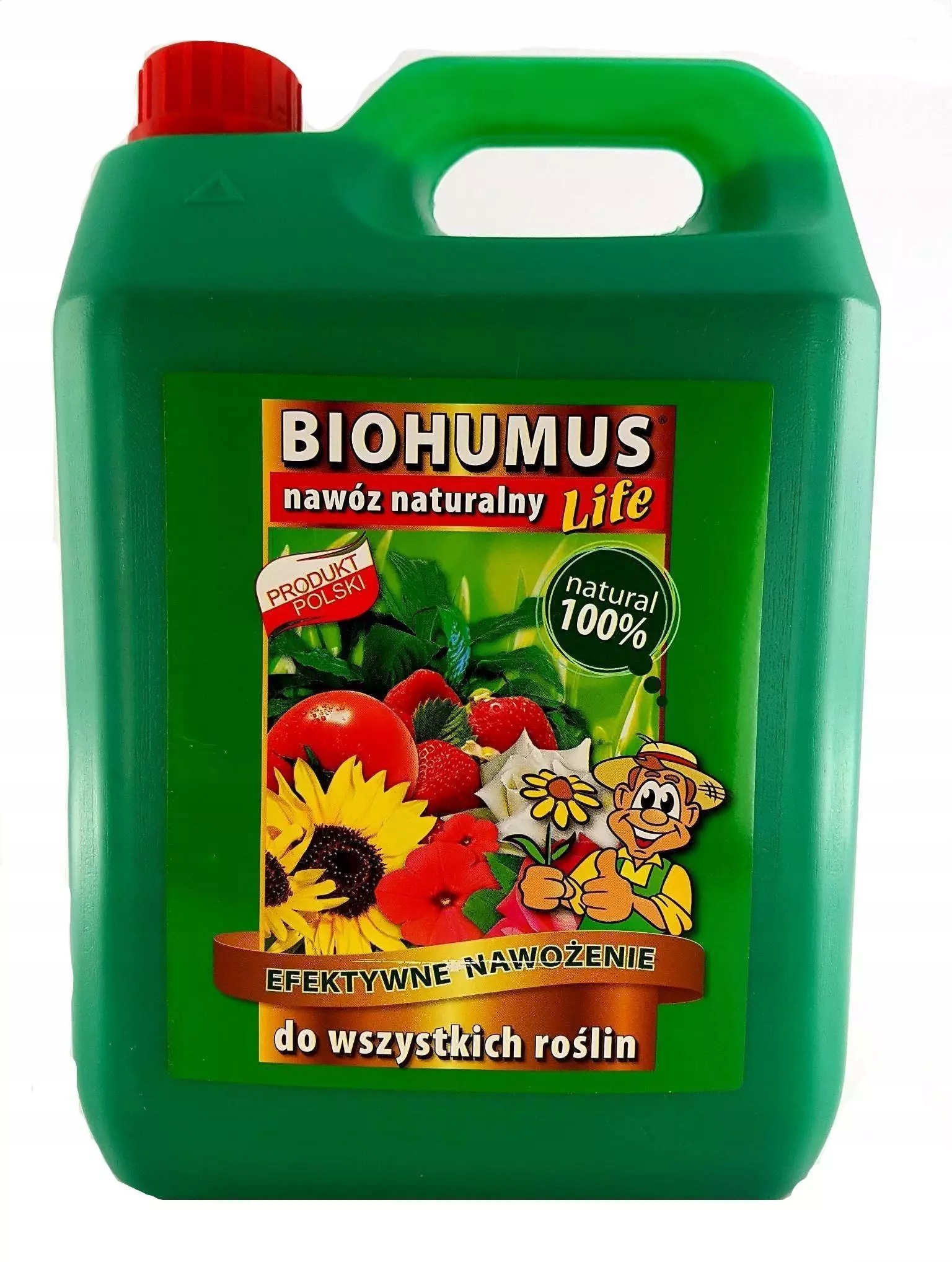 5L Biohumus Lif Hnojivo pro všechny rostliny Pozitivní mikroorganismy Bio Eko