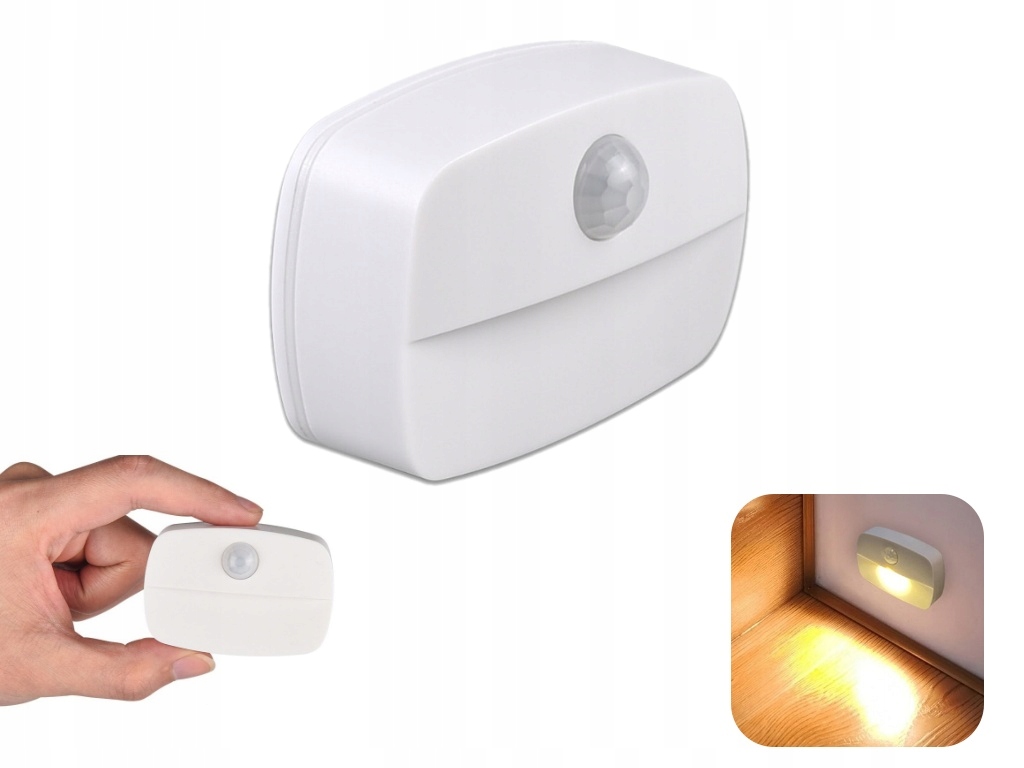 

Lampka z czujnikiem ruchu i zmierzchu na baterie