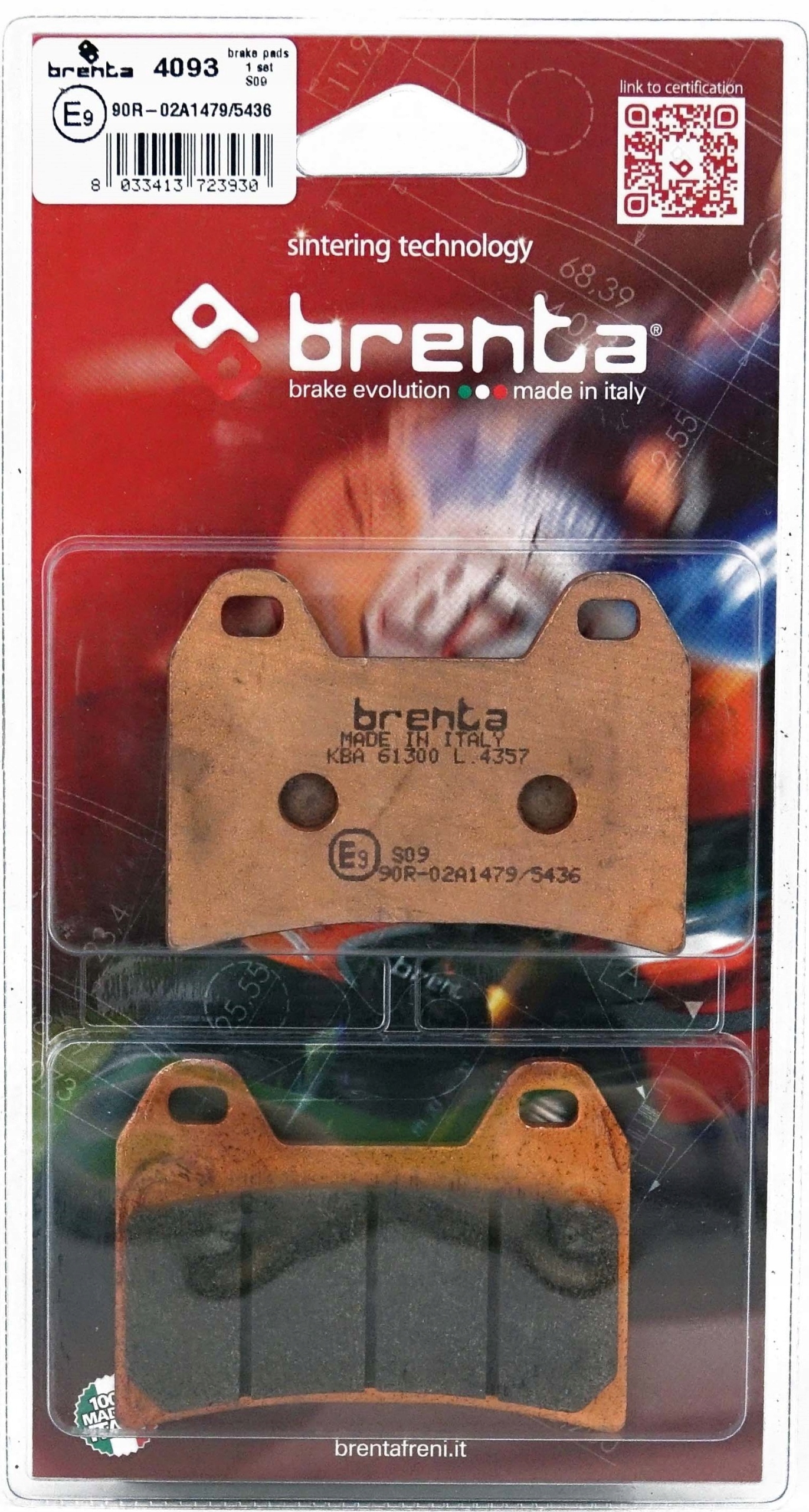 Přední Destičky Destičky Brenta Bmw F800 R '04-14