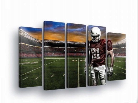 Obraz 150x100 Americký futbal, športový štadión, športová energia, predstavenie