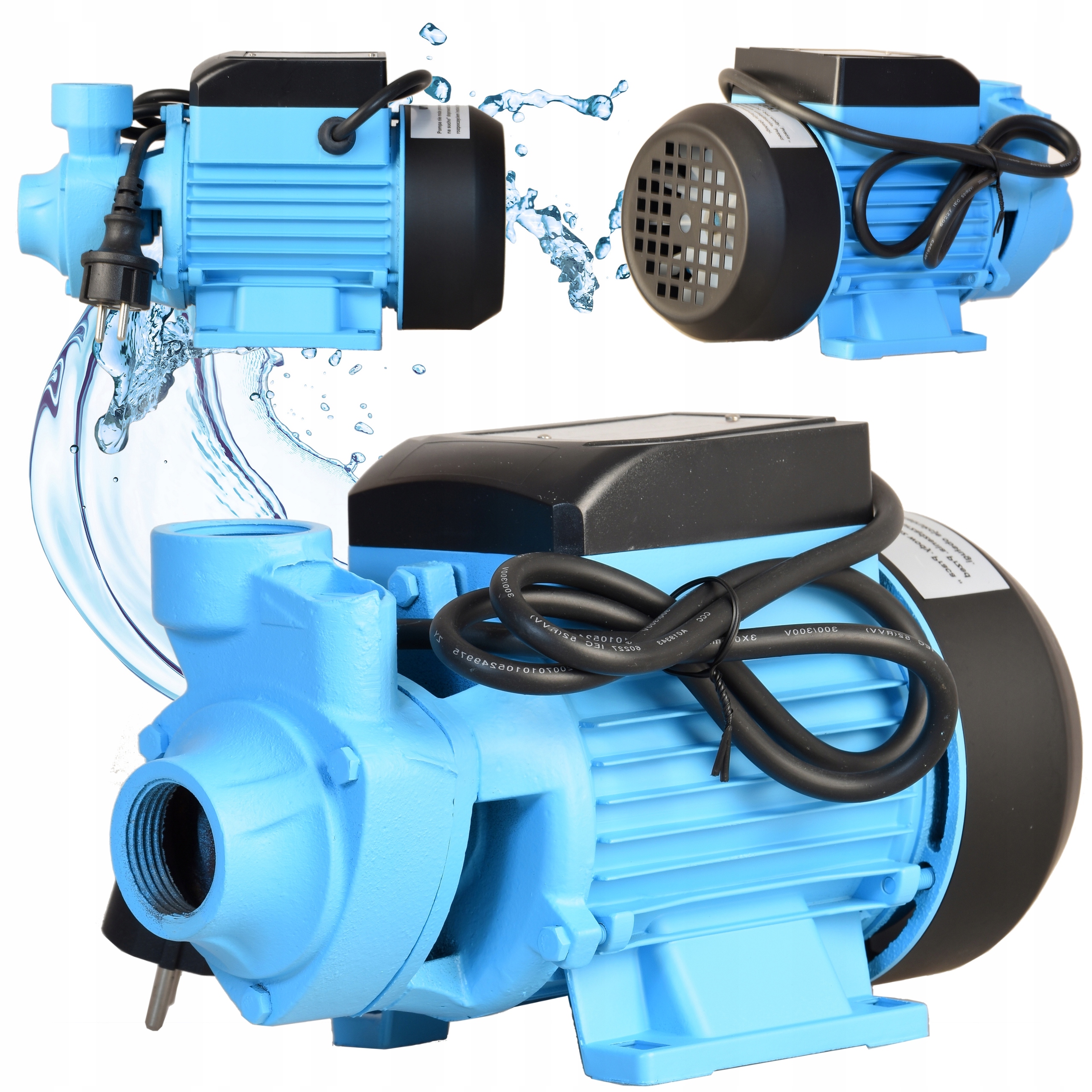 Pompa Hydroforowa do Wody Qb QB60 Ogrodu Mała Cicha 370W Mocna 2100l/h