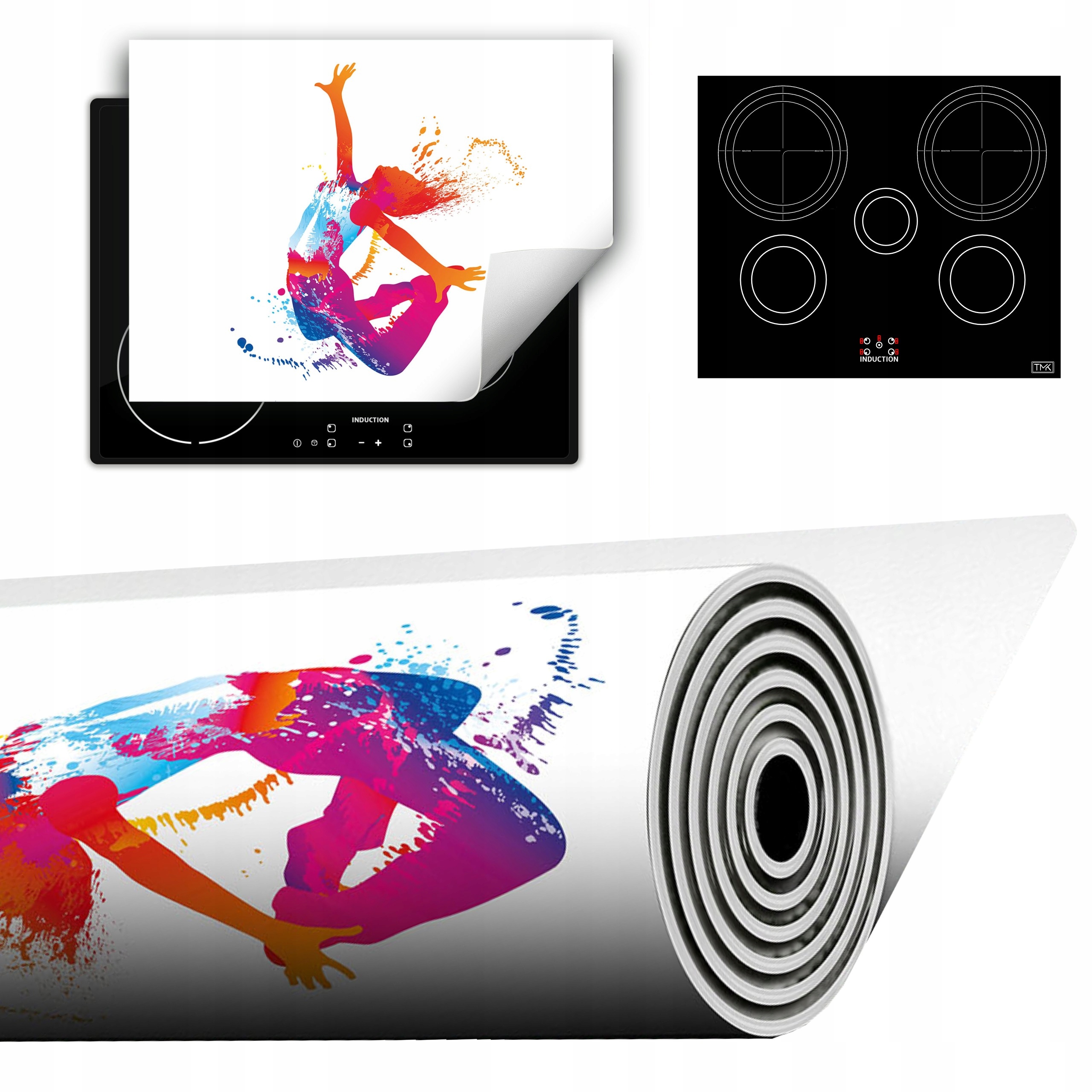 Vinylová Podložka Do Kuchyně Více Místa 70x52 bílá vícebarevná