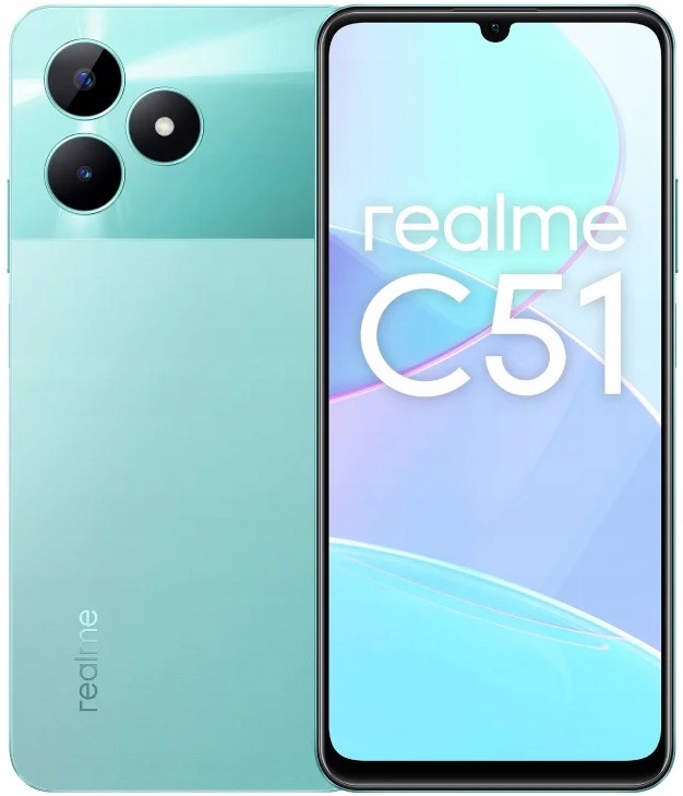Realme C51 Mint Green 4/128 Gb Nfc 5000 mAh 90 Hz