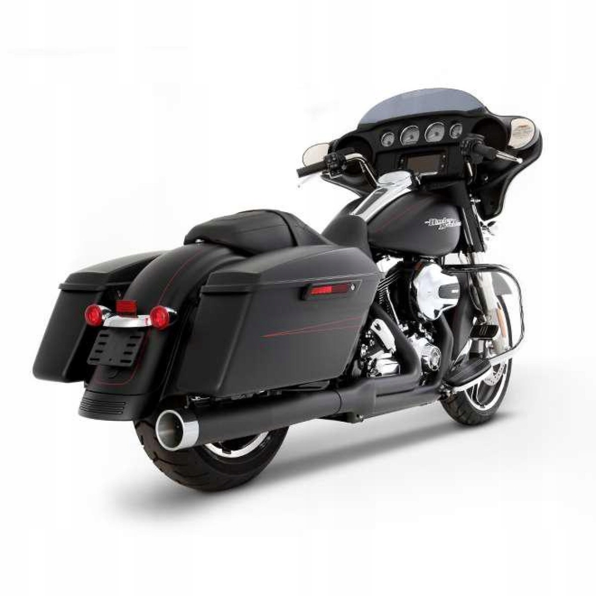 Výfuk Rinehart 2v1 čierny Harley Touring 09'-16'