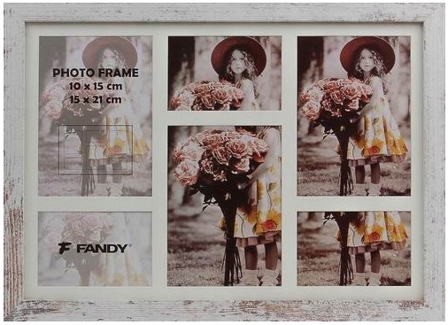 

Mulitrama galeria drewniana 3x10x15 3x15x21 biała