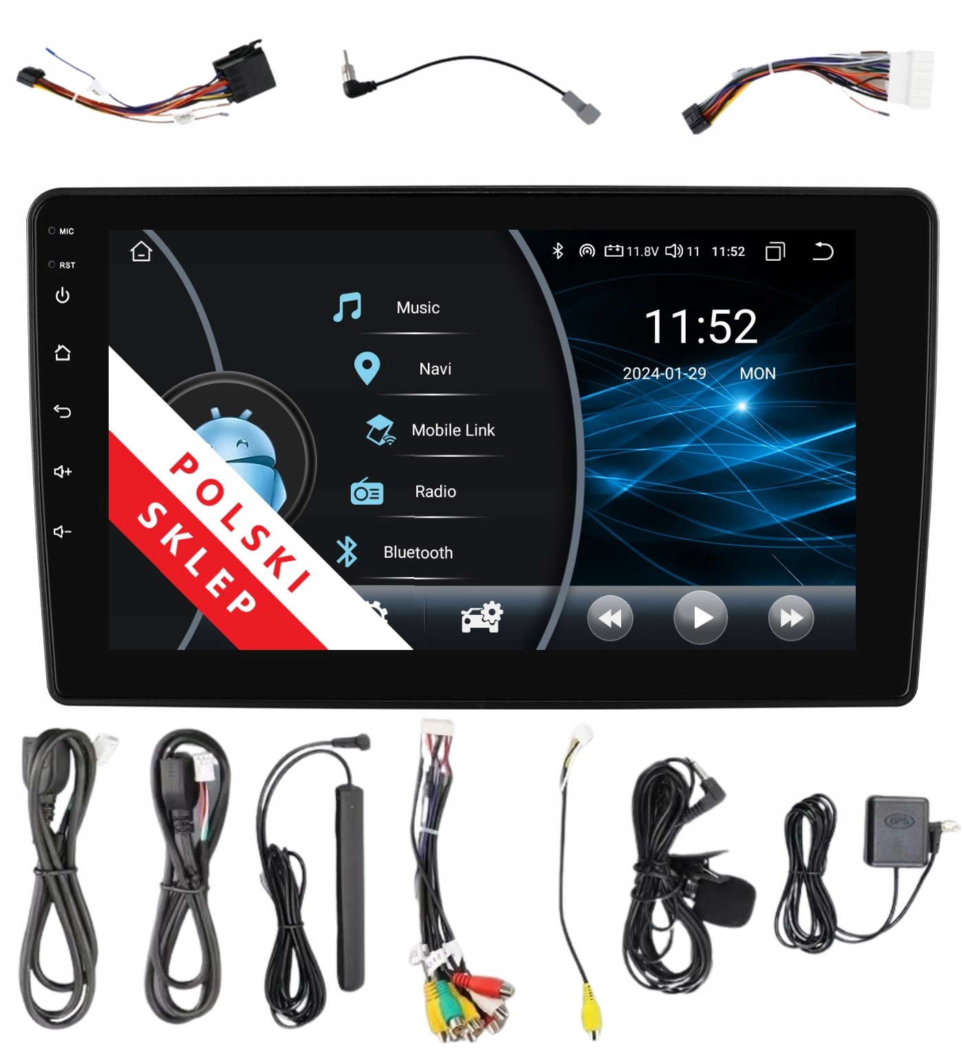Rádio 2DIN Navigace Android Kia Ceed I 1 2/32 Gb Lte Dsp Carplay
