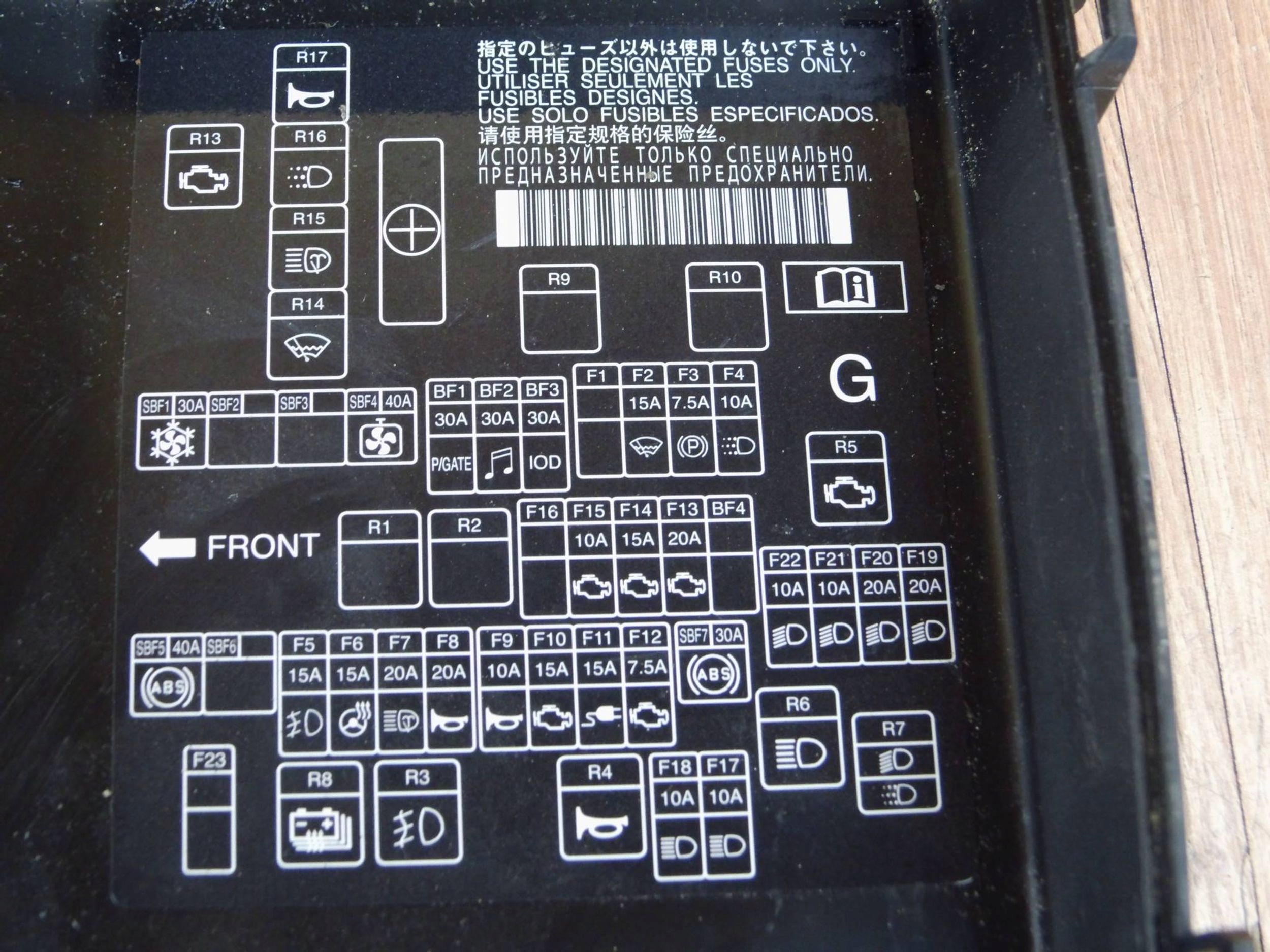 Mitsubishi Outlander III Module fusibles przekaznikow
