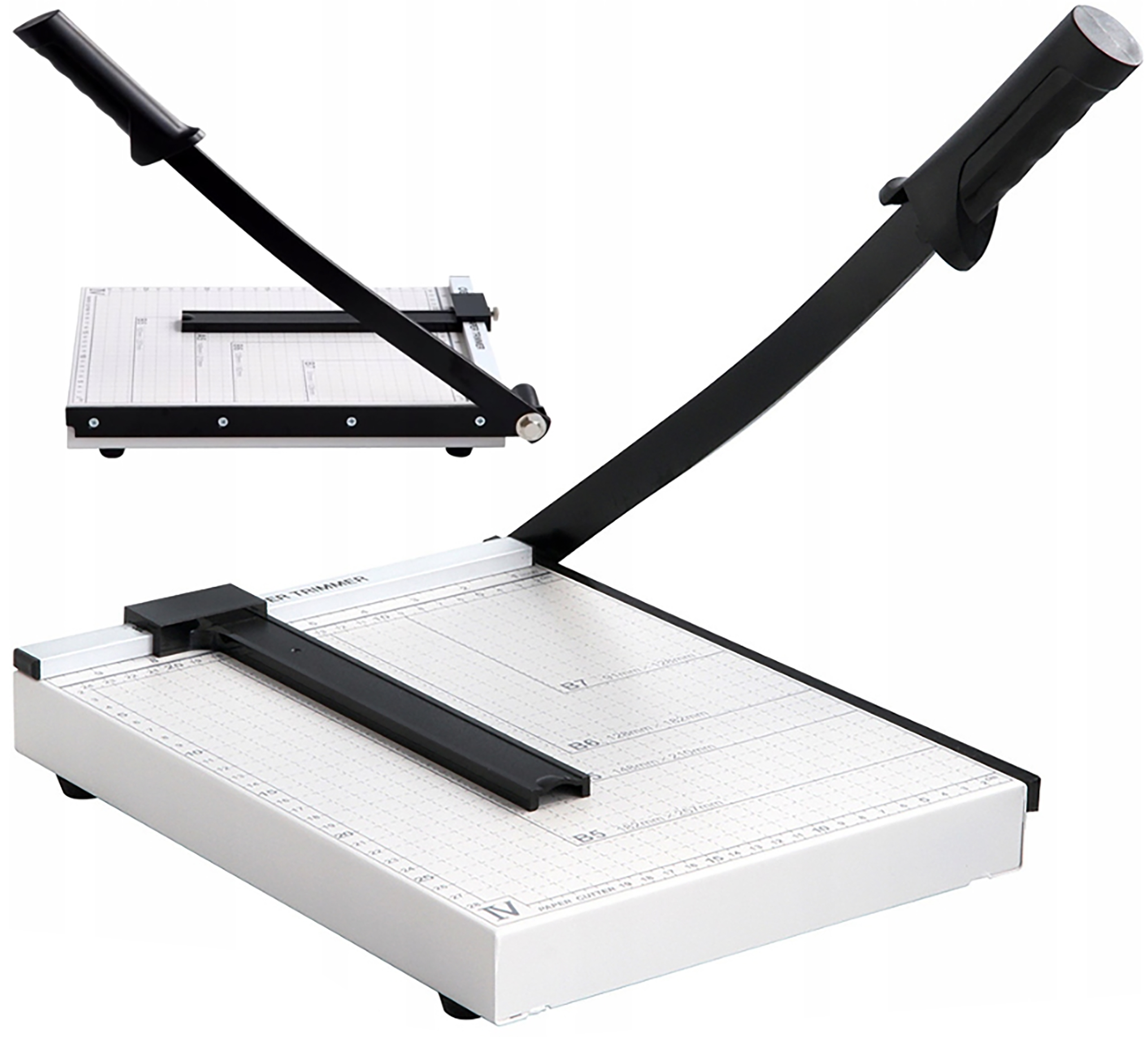 METALOWA GILOTYNA DO CIĘCIA PAPIERU PRECYZYJNA OBCINARKA WZMOCNIONA A4 A5