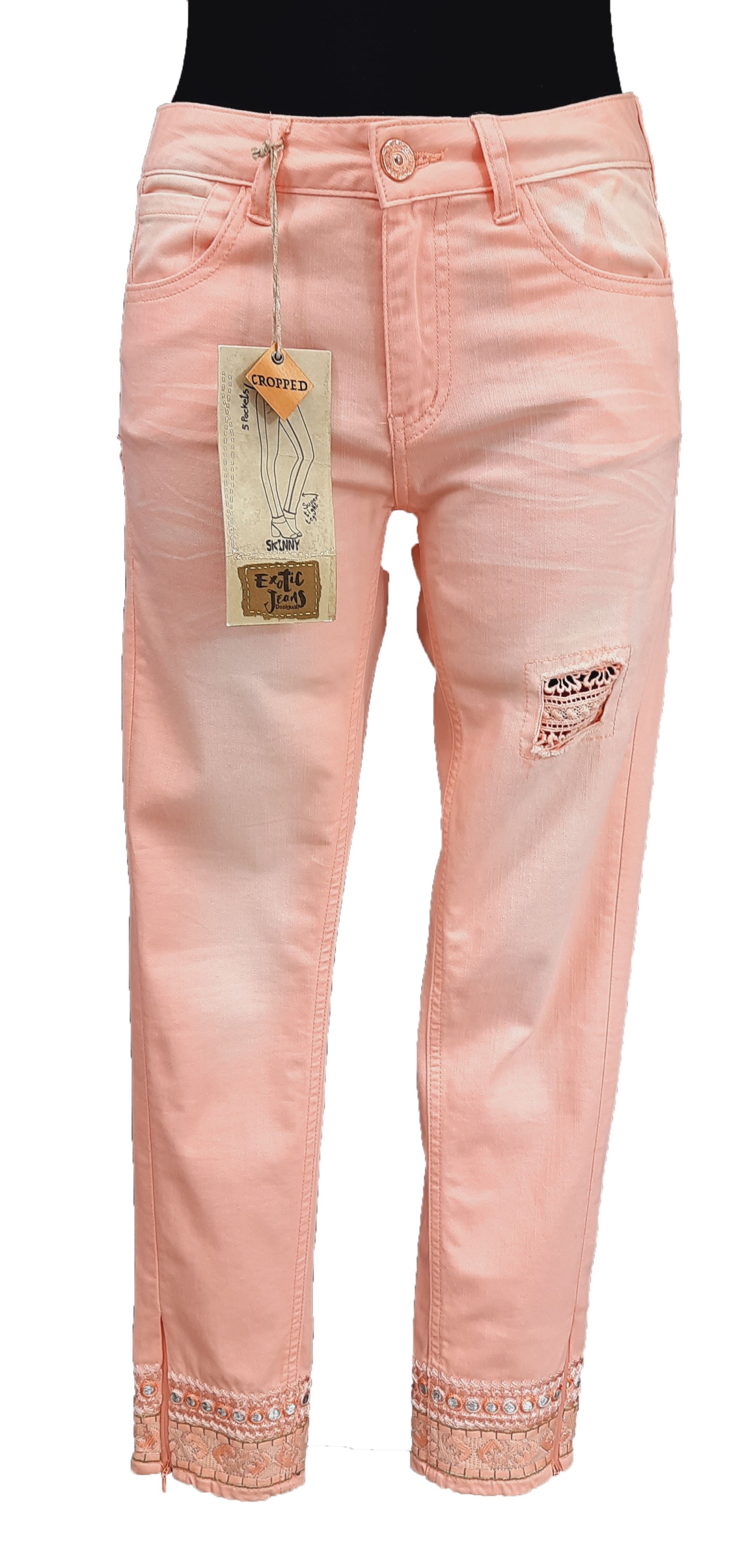 

Spodnie jeansowe rurki Desigual wiosna lato 30