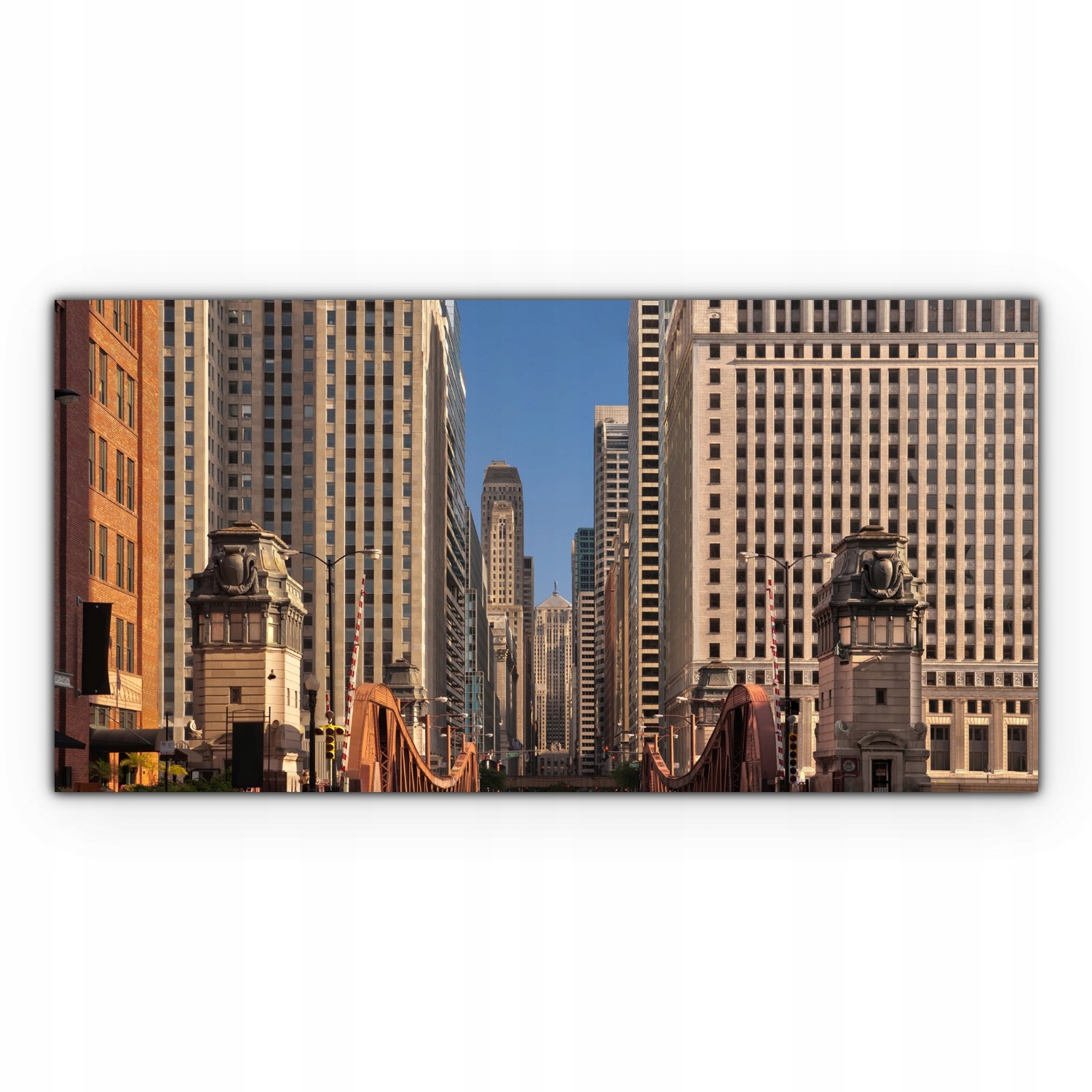

Obraz canvas na ścianę 100x50 Ulice Miasto Chicago