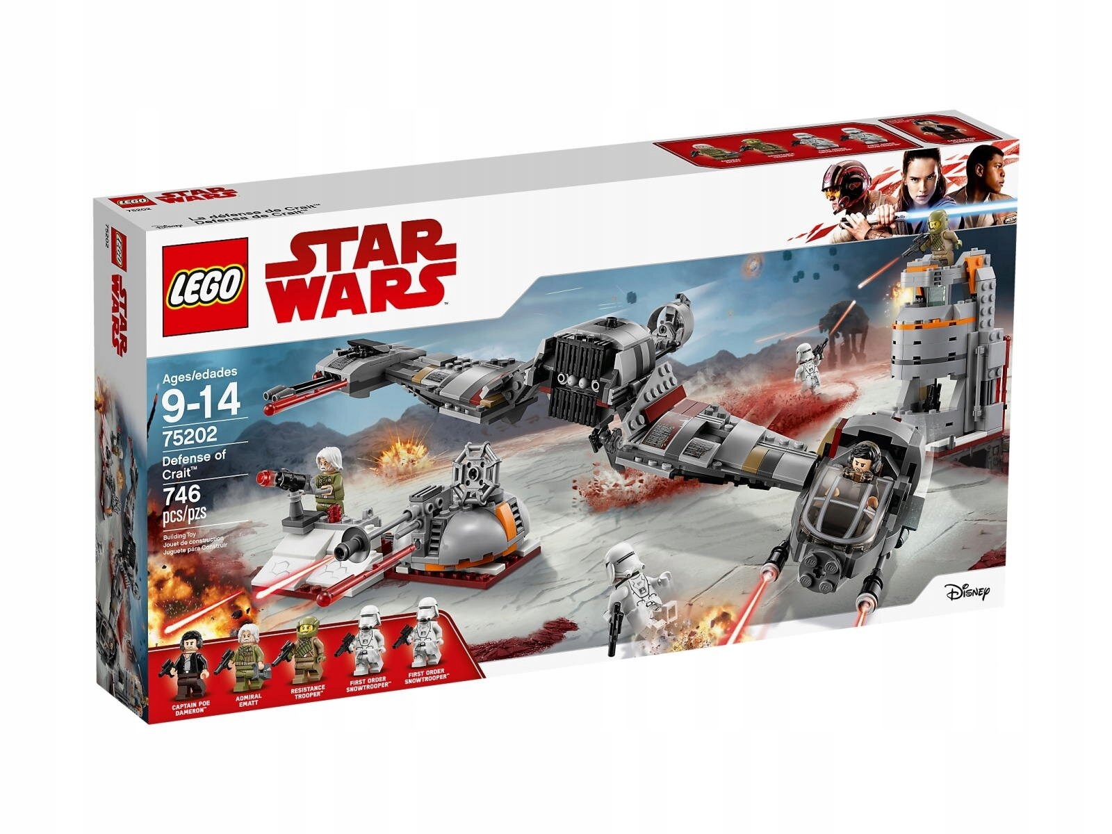 Lego Star Wars 75202 Obrana Crait Nové