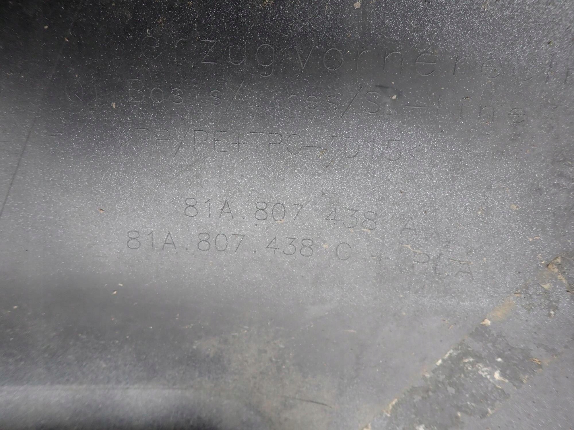 AUDI Q2 16-20 corner BOK of a bumper right front washer 6XPDC
