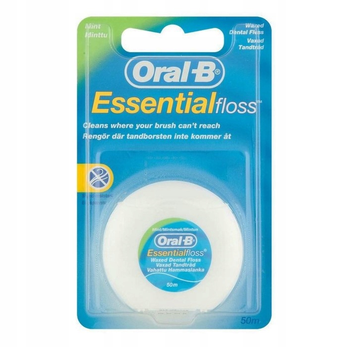 

Oralb Essential Floss Nić dentystyczna miętowa 50m