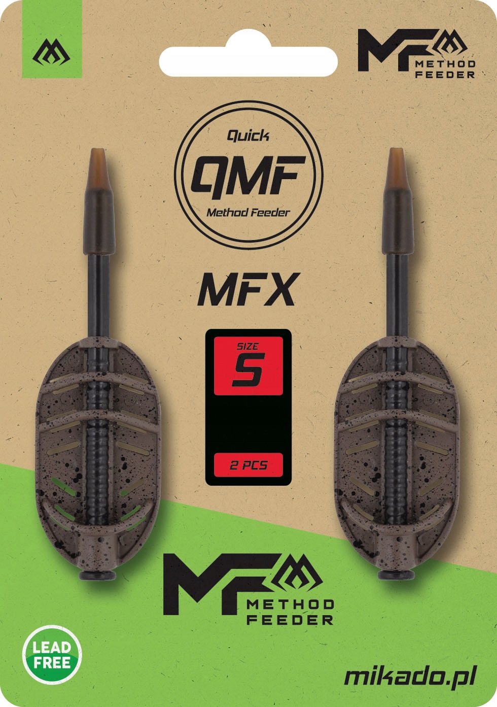 Mikado Koszyczek Method Feeder Mfx Q.m.f. rozm. S 2x15g op.2szt.