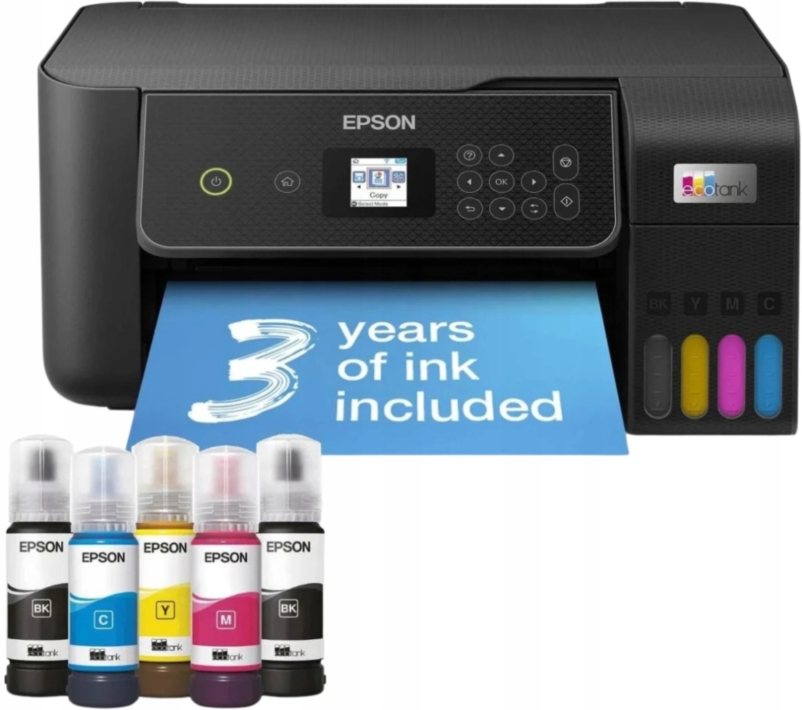 Drukarka wielofunkcyjna atramentowa Epson L3280 3w1 Czarna Wi-Fi Usb Kolor