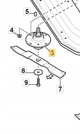 Náboj Osi Noža Stiga 135B/H/155B/H 1137-0312-01