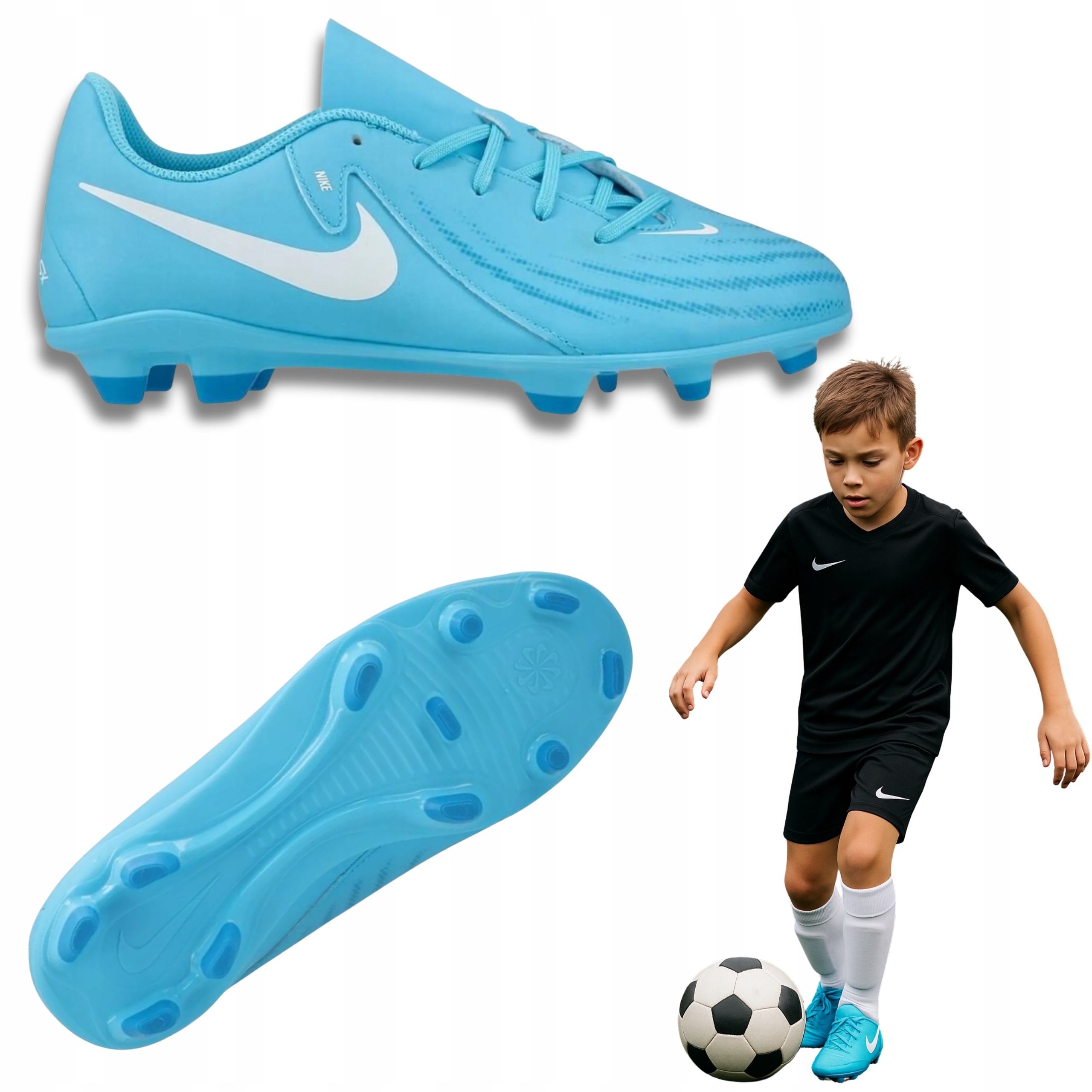 Dětské fotbalová obuv Nike Phantom Gx II Club Fg/mg korkové velikost 36,5