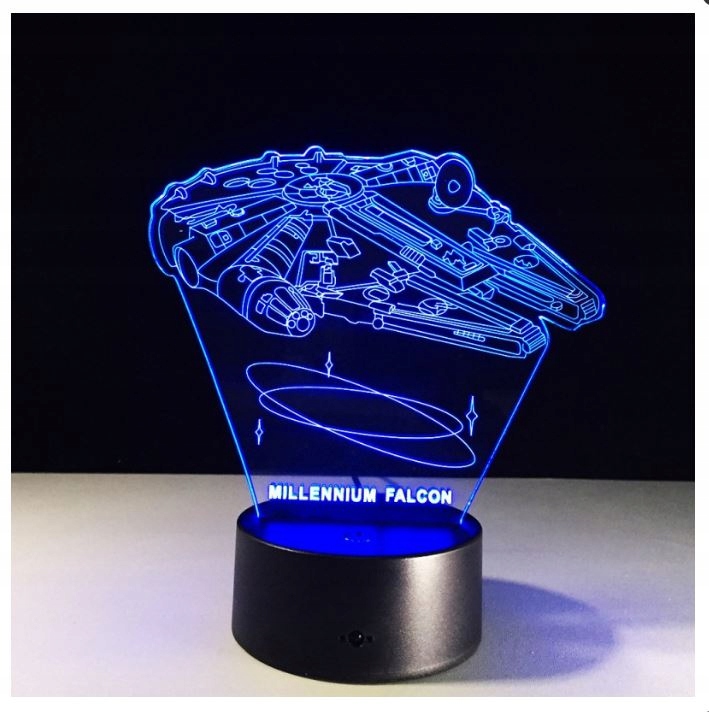 

Lampka Nocna 3D Led Sokół Millennium Pilot