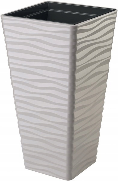 

Donica Sahara Slim Kwadrat Wkład H75 L40 J.szary