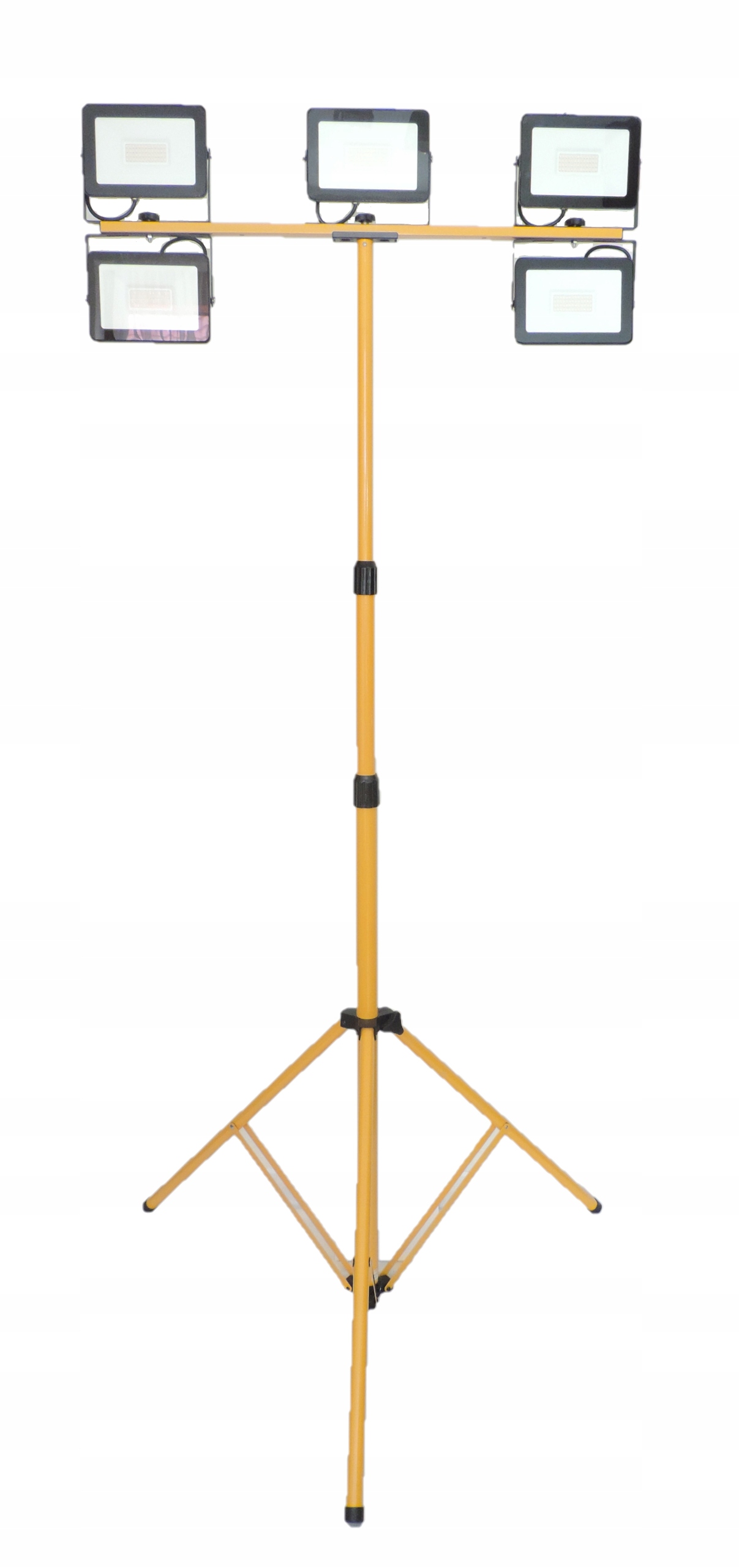 STATYW HALOGEN STOJAK 3m + 5 x NAŚWIETLACZ LED 50W