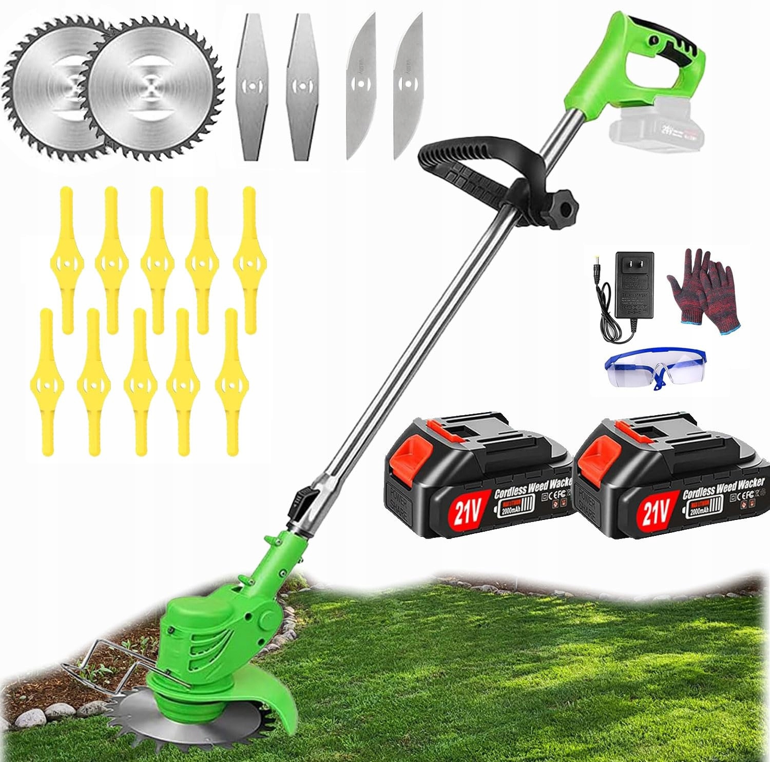 Elektrická kosačka na trávu, mini kosačka na záhradu a dvor