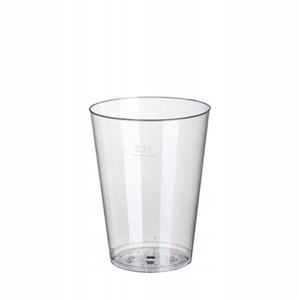 

Szklanki Plastikowe 200ml 50szt. Szkłopodobne