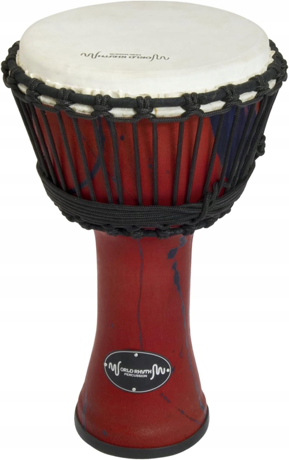 World Rhythm djembe MDJ002-RD 25,5 cm tuningové lano