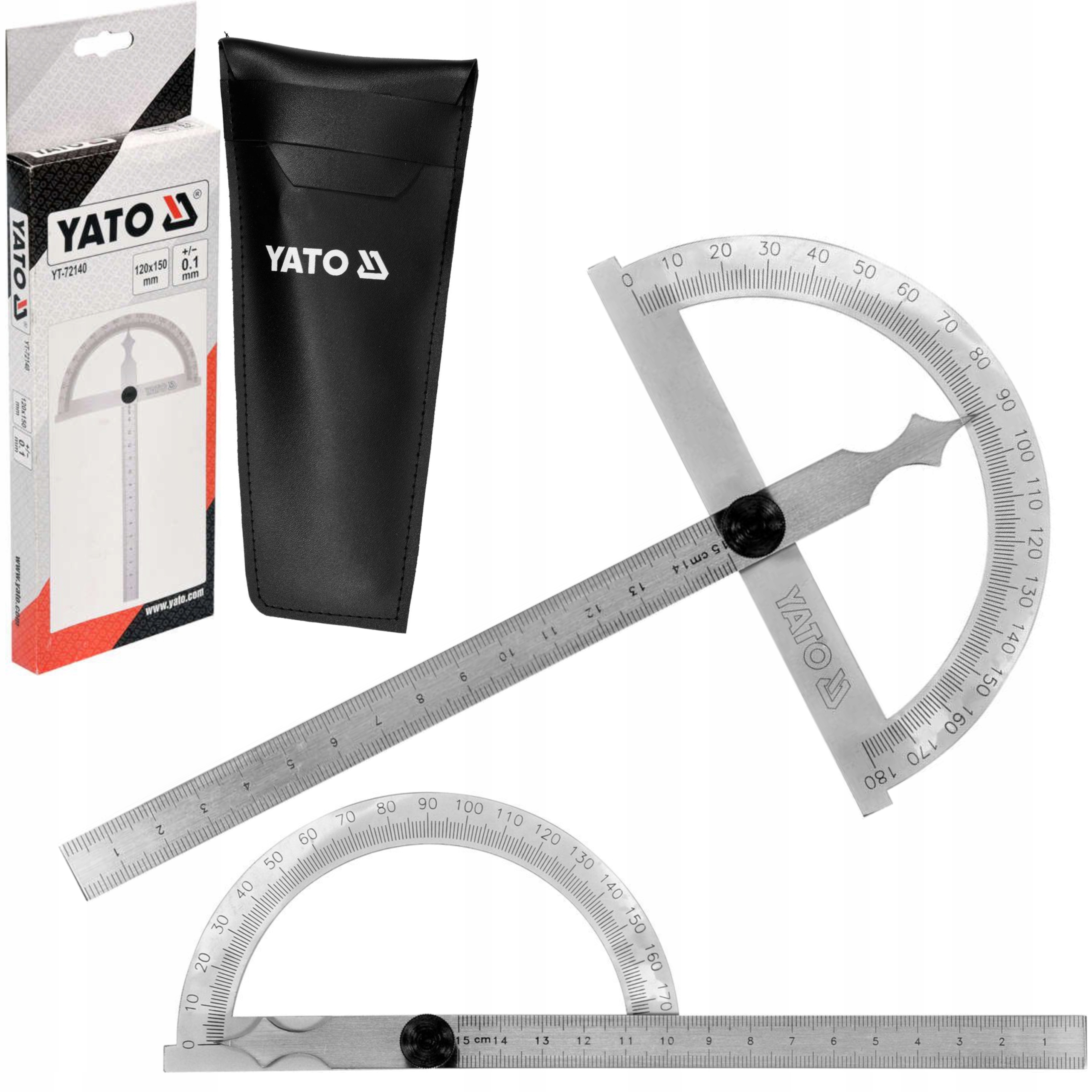 

Yato Kątomierz Uniwersalny Nastawny Tarczowy 150mm