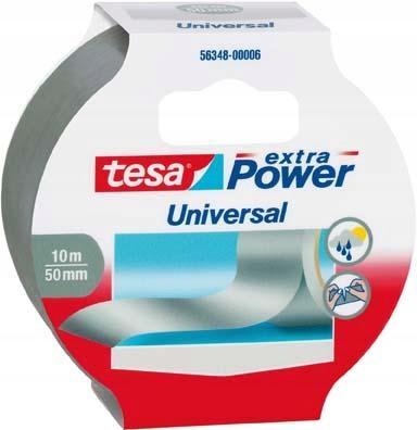 Stříbrná opravná páska 50 mm x 10 m Extra Power Universal Tesa 6 ks