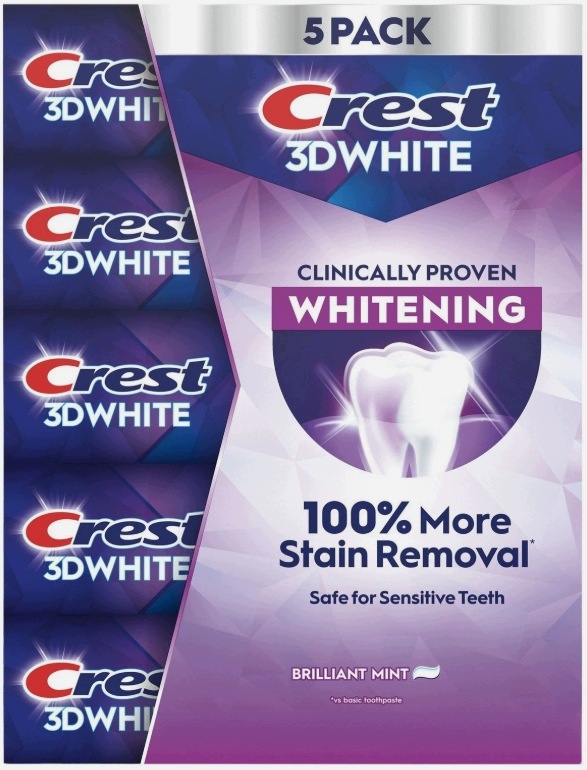 Crest 3D White Whitening 5 x 147 g Wybielająca pasta do zębów