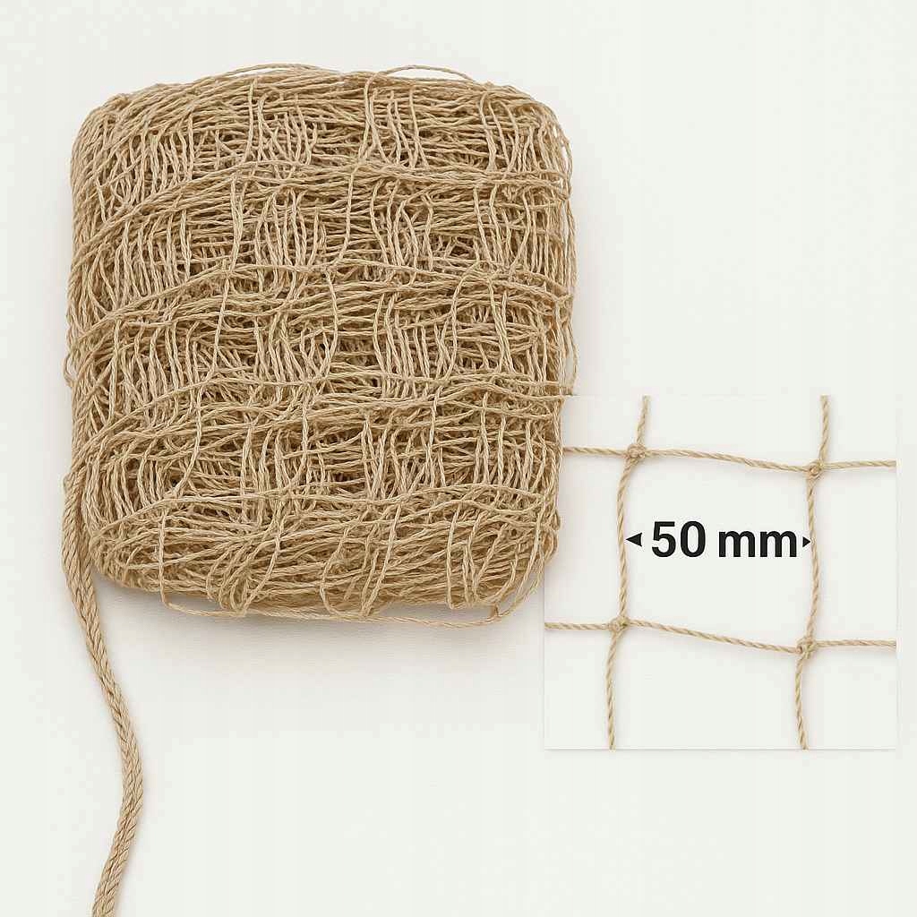 Béžová síťka pro ptáky, kočky 50 mm Rozměr: 5x8 m
