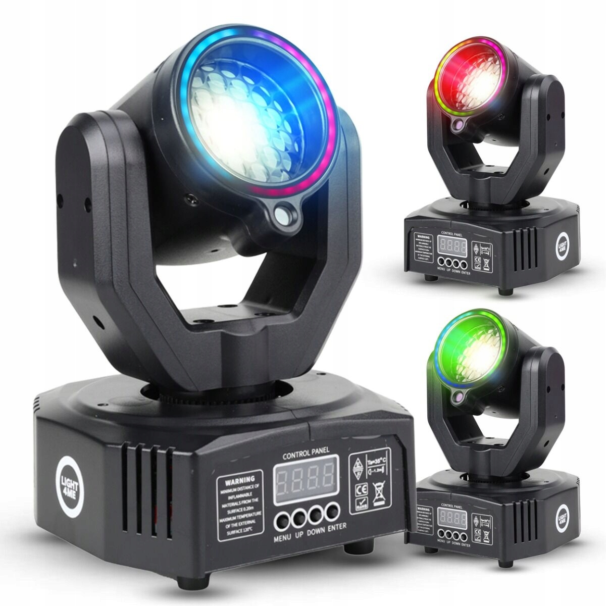 LIGHT4ME Magic Head Głowica Ruchoma Fx Led DMX Laser Pilot