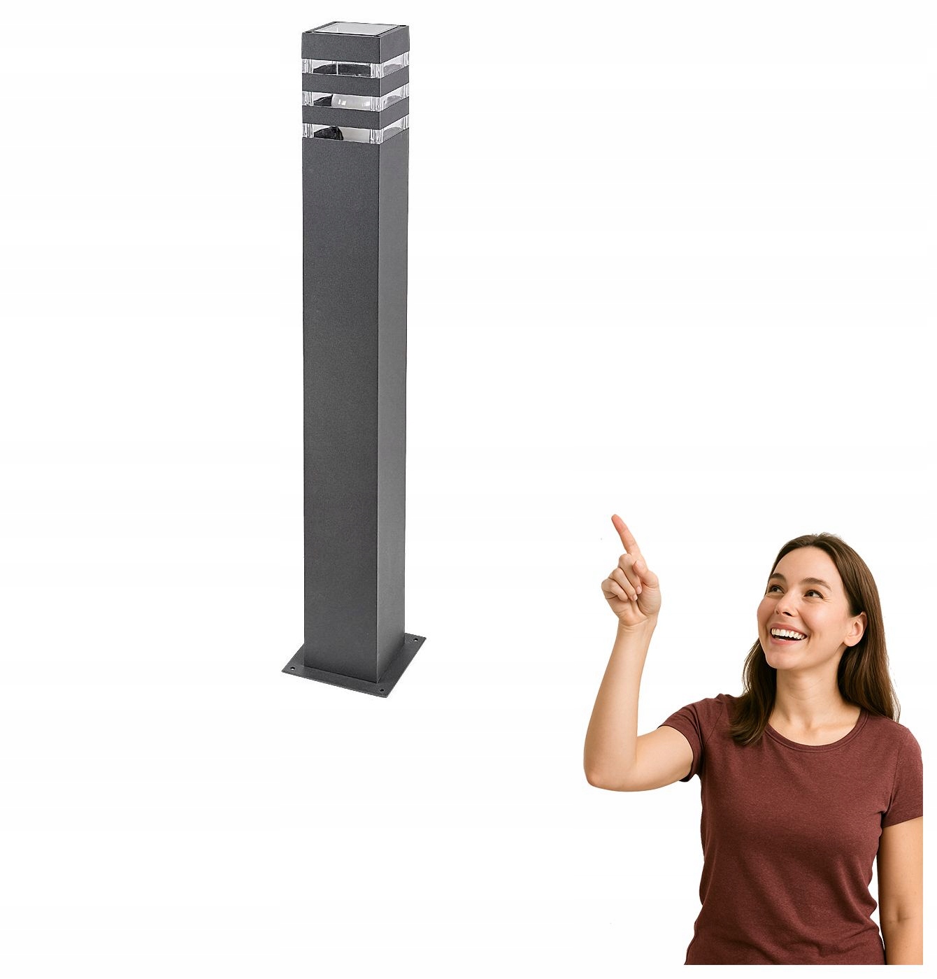 Vonkajšia lampa záhradný stĺpik Ankara 7380 Rabalux