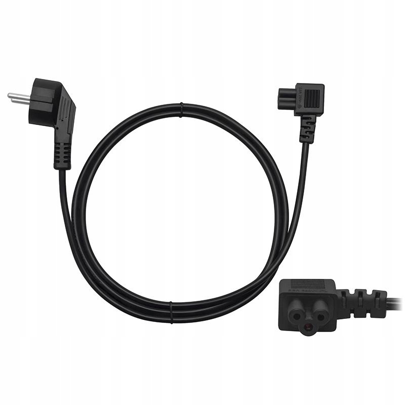 

Kabel zasilający do laptopa 1.5m kątowy Koniczynka