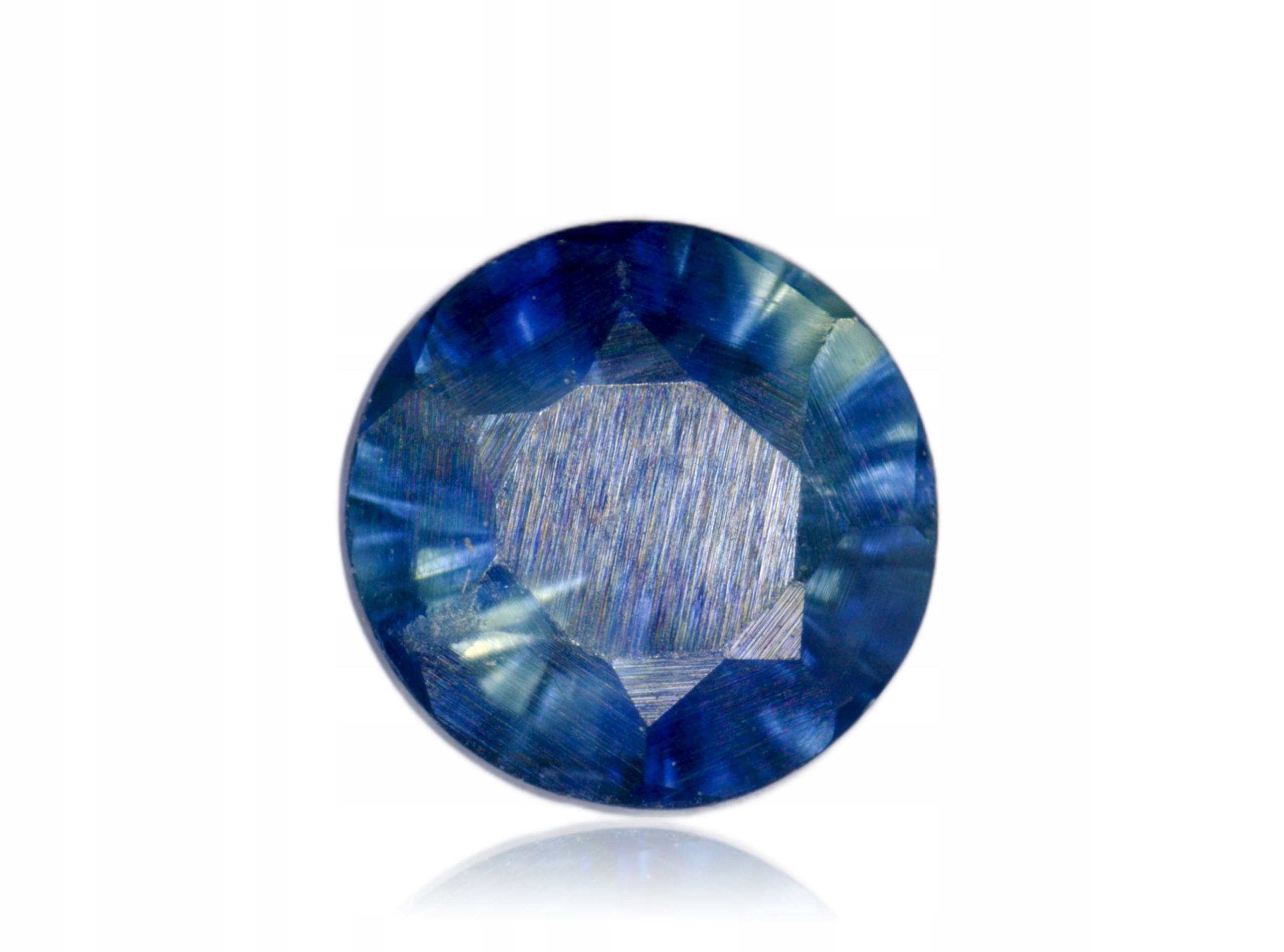 Safír 0.29ct Modrý Kulatý eCertifikát Wbd