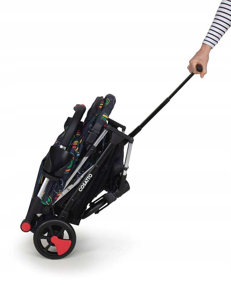 Lekka Spacerówka Cosatto Woosh 3- TĘCZA Składanie na płasko